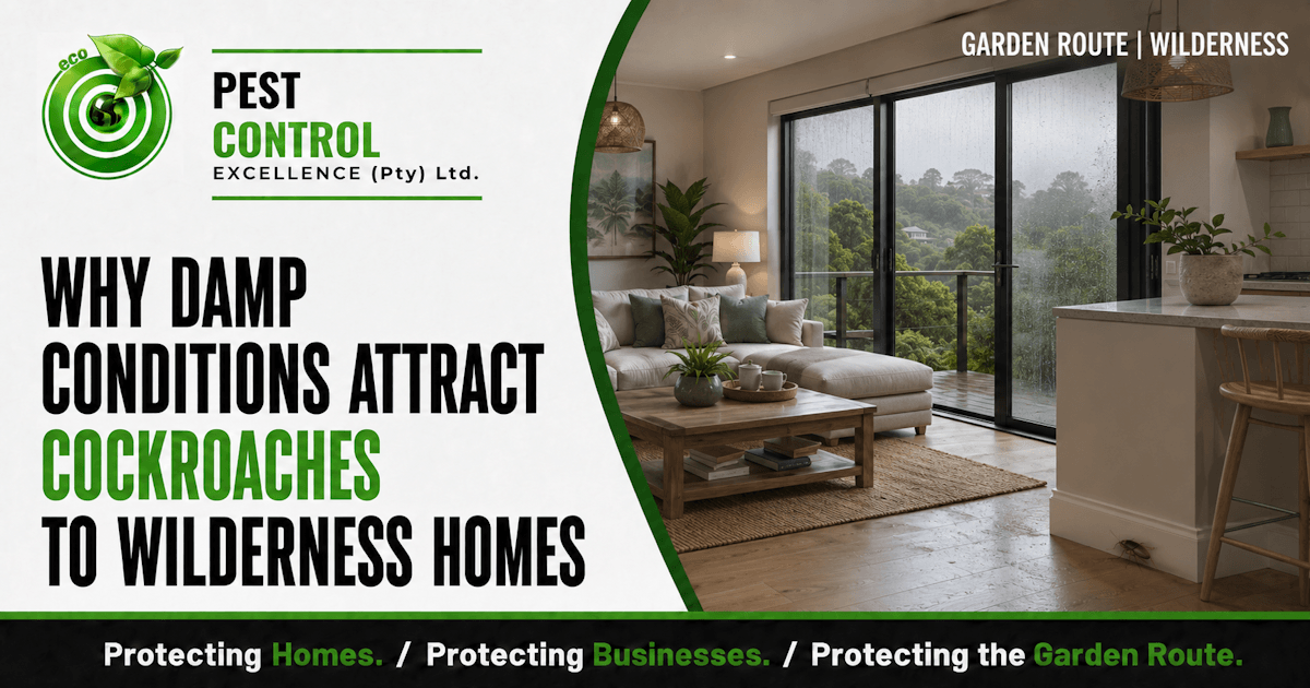 Why Damp Conditions Attract Cockroaches to Wilderness Homes - Pest Control Excellence